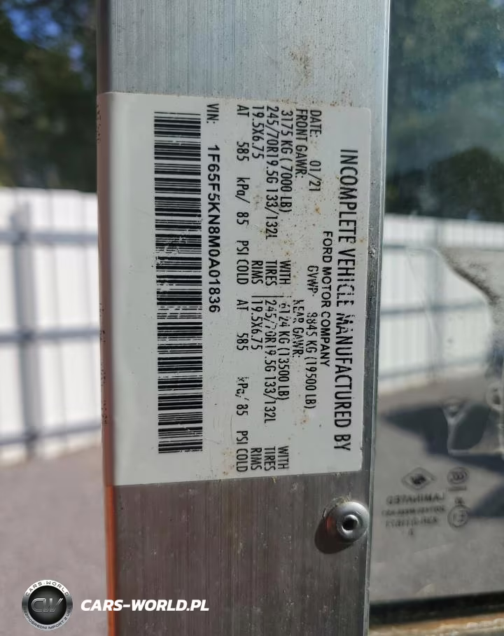 2021 Ford F59 VIN:1F65F5KN8M0A01836 - 12