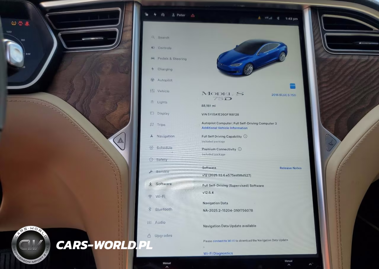 2016 Tesla Model S VIN:5YJSA1E26GF168128 - 9