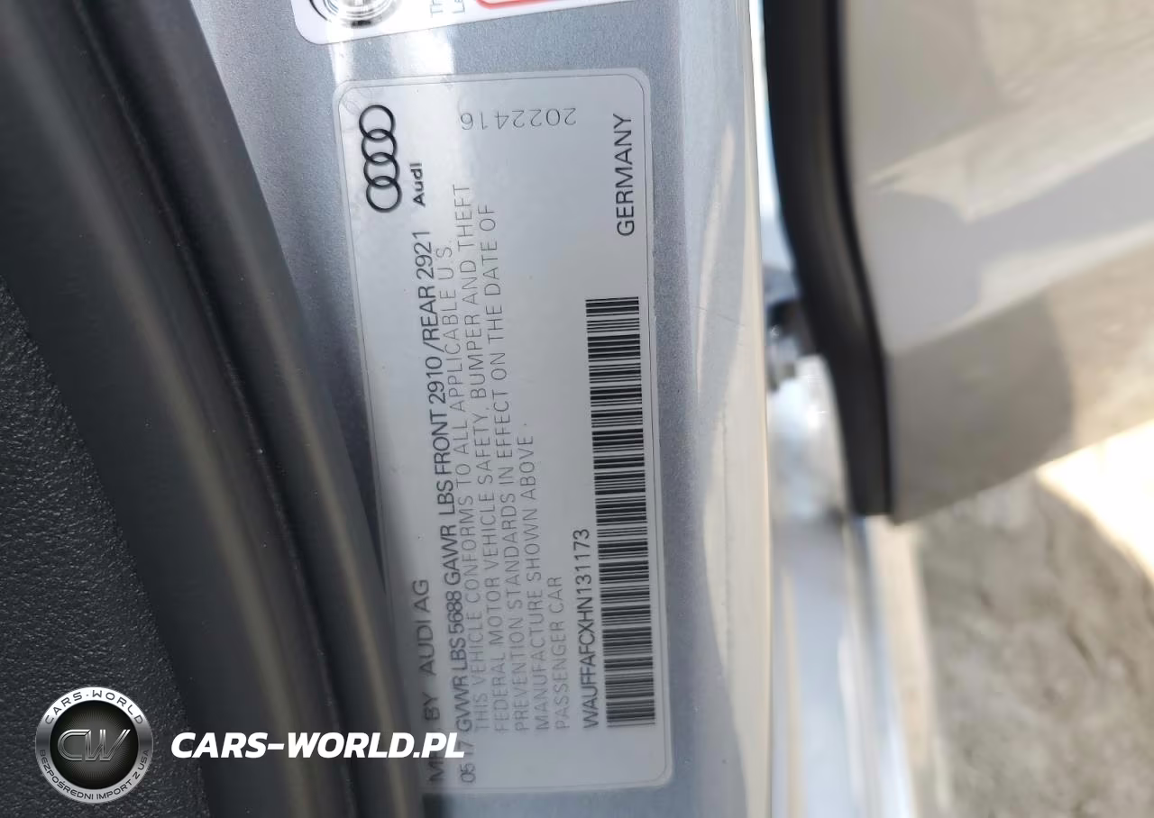 2017 Audi S6 Premium Plus VIN:WAUFFAFCXHN131173 - 12