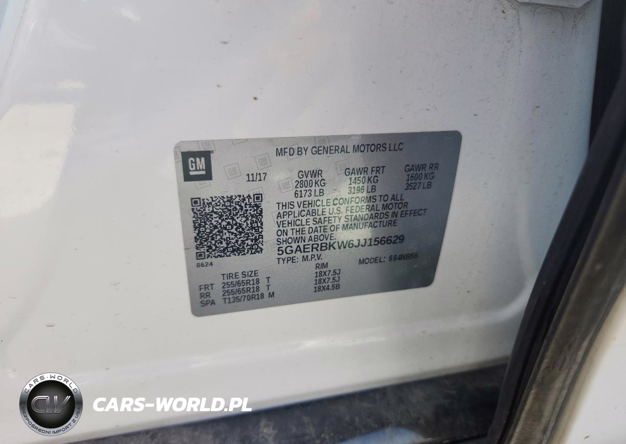 2018 Buick Enclave Essence VIN:5GAERBKW6JJ156629 - 13