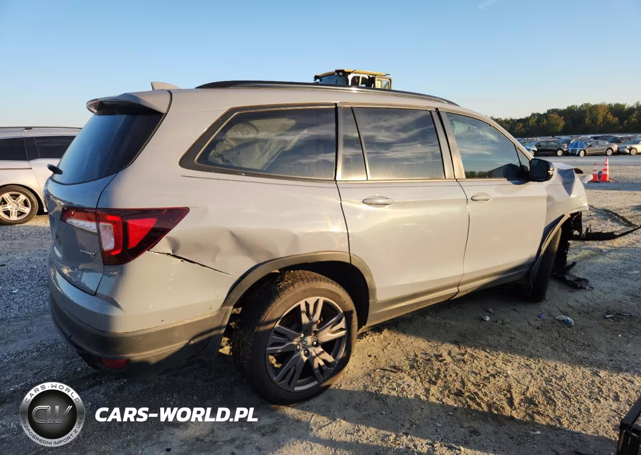 2022 Honda Pilot Sport VIN:5FNYF5H30NB018410 - 3