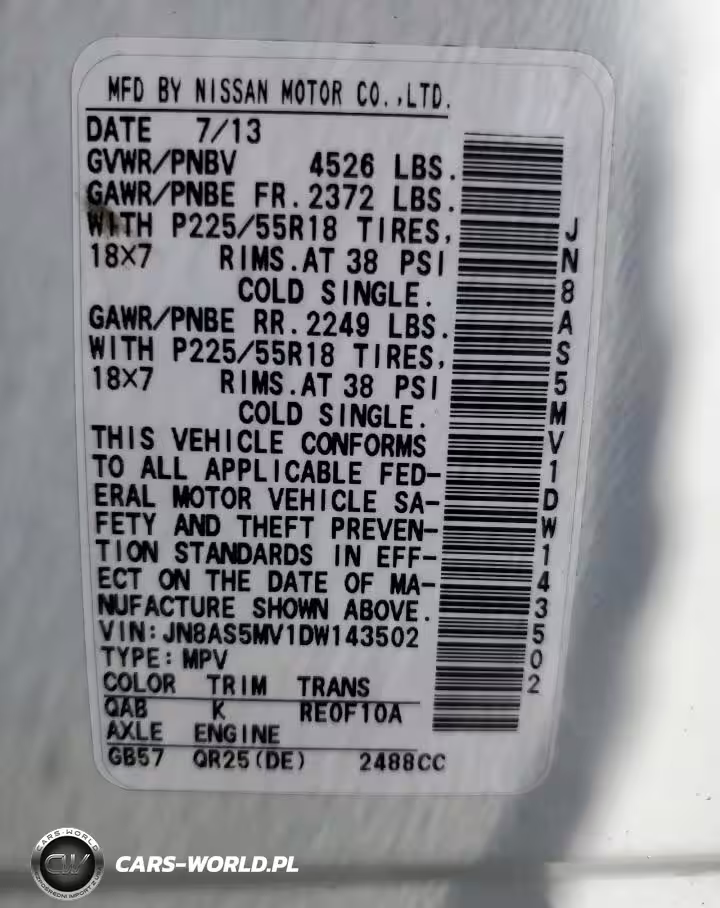 2013 Nissan Rogue S VIN:JN8AS5MV1DW143502 - 13