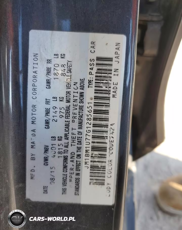 2016 Mazda 3 Sport VIN:JM1BM1U77G1285651 - 13