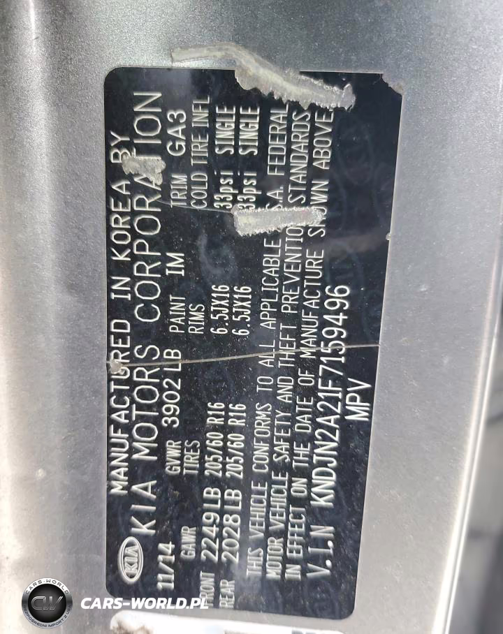 2015 Kia Soul VIN:KNDJN2A21F7159496 - 12