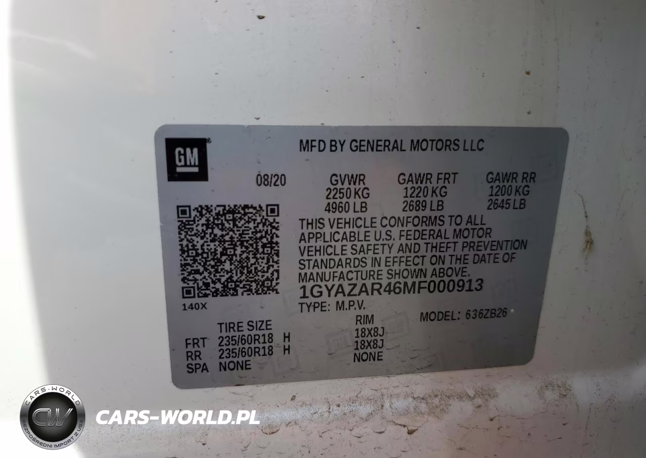 2021 Cadillac Xt4 Luxury VIN:1GYAZAR46MF000913 - 13