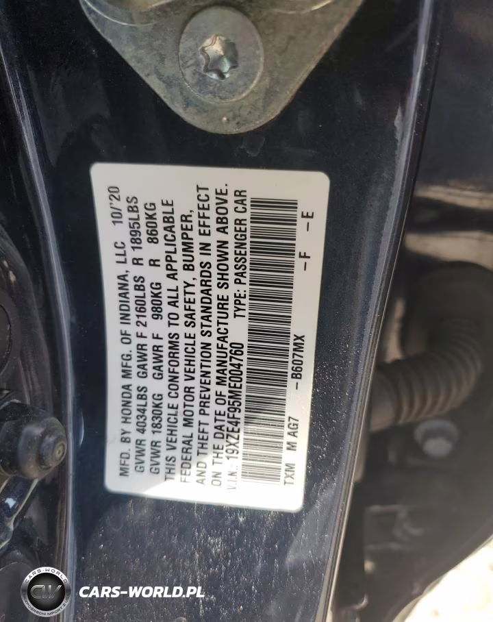 2021 Honda Insight Touring VIN:19XZE4F95ME004760 - 12