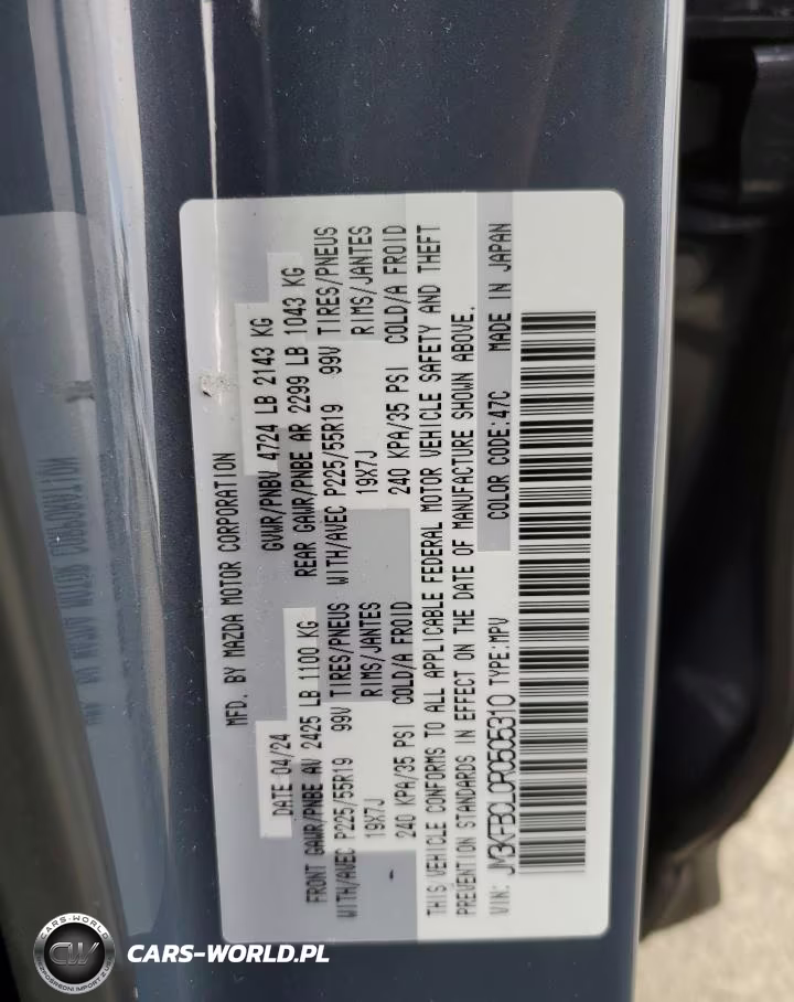 2024 Mazda Cx-5 Preferred VIN:JM3KFBCL0R0505310 - 12