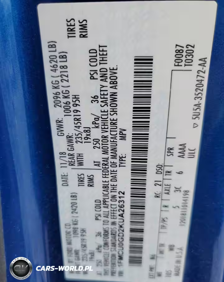 2019 Ford Escape Se VIN:1FMCU0GD2KUA26312 - 13