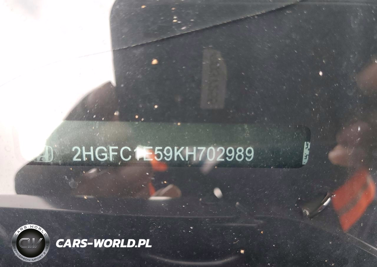 2019 Honda Civic Si VIN:2HGFC1E59KH702989 - 13