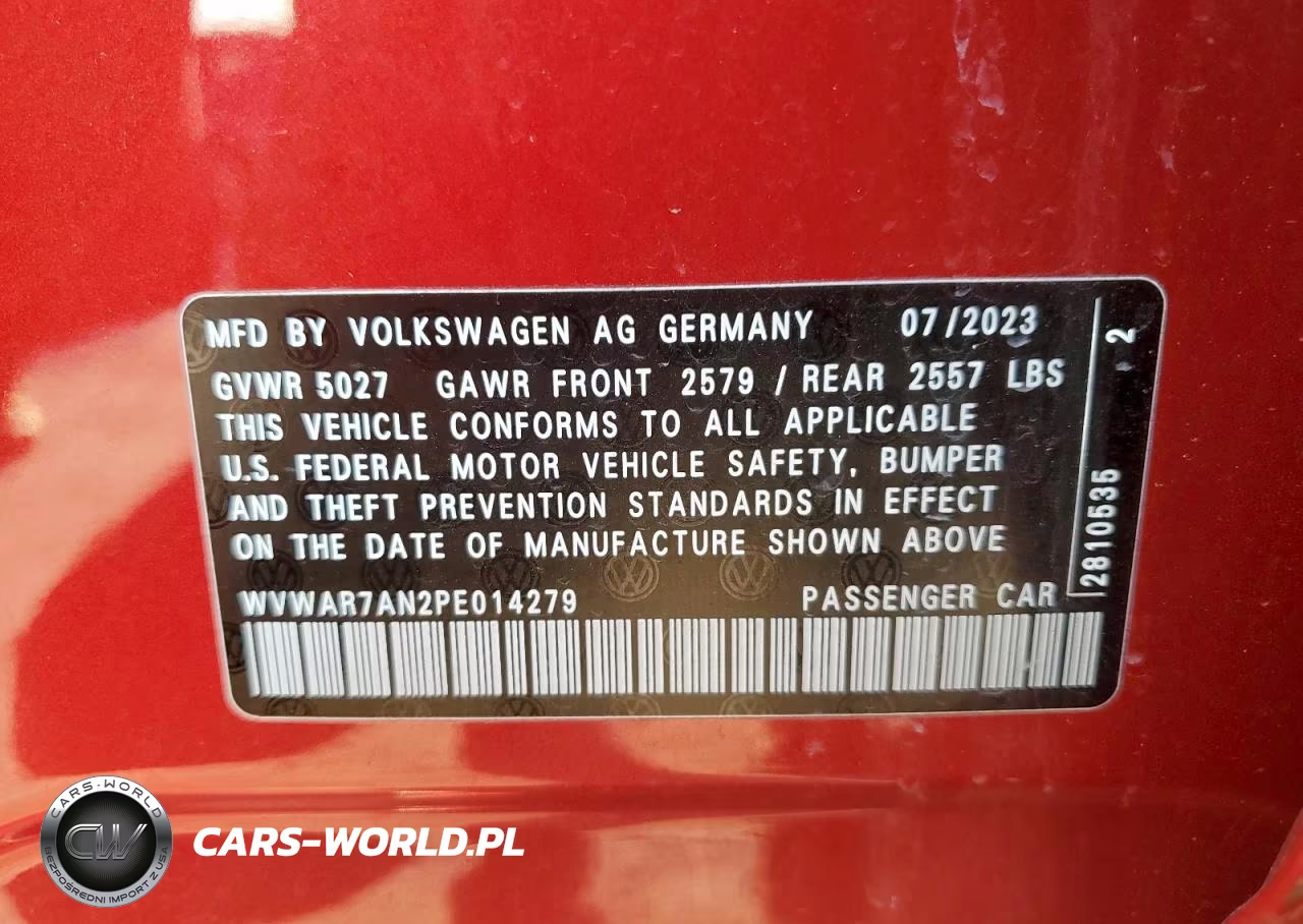 2023 Volkswagen Arteon Sel R-Line VIN:WVWAR7AN2PE014279 - 13