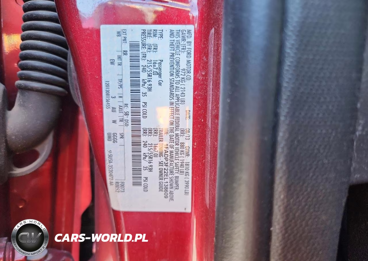 2014 Ford Focus Se VIN:1FADP3F22EL138609 - 12