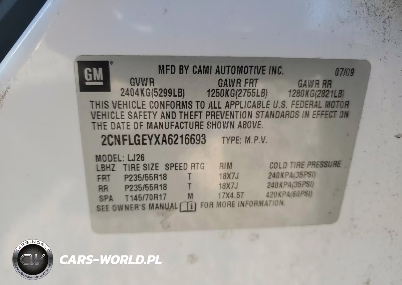 2010 Chevrolet Equinox Ltz VIN:2CNFLGEYXA6216693 - 13