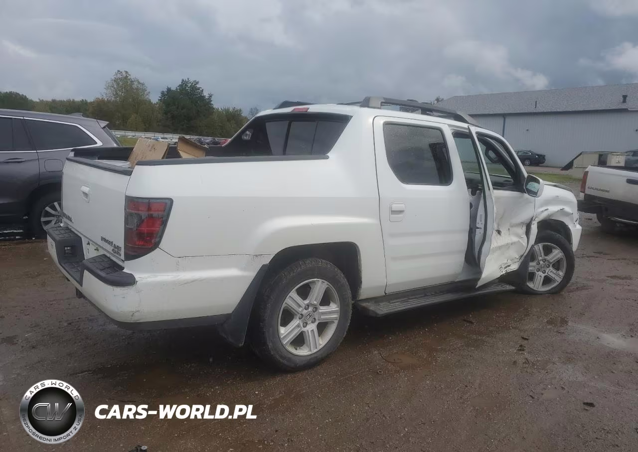 2014 Honda Ridgeline Rtl VIN:5FPYK1F56EB004351 - 3