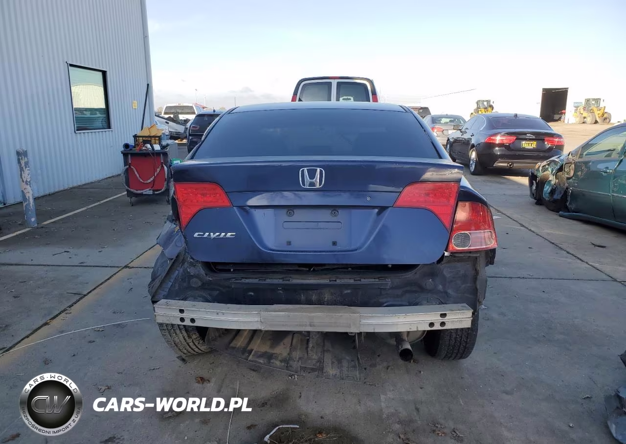 2008 Honda Civic Lx VIN:2HGFA16538H534800 - 6
