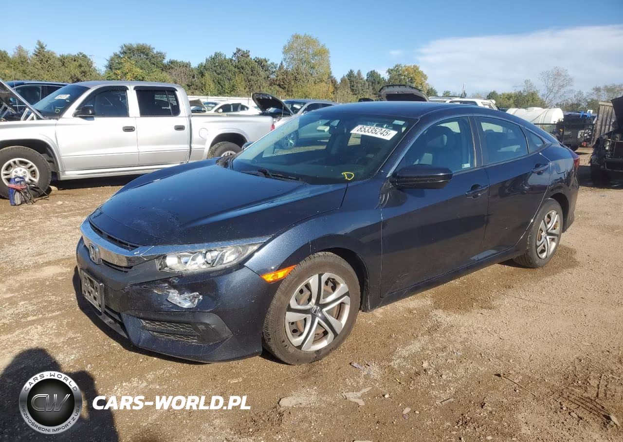 2018 Honda Civic Lx VIN:19XFC2F59JE002337 - 1
