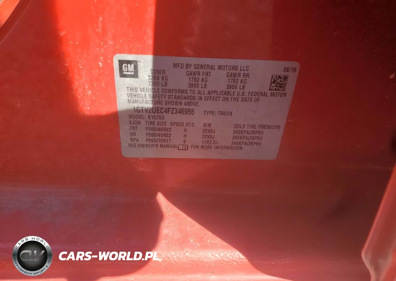 2015 GMC Sierra K1500 Sle VIN:1GTV2UEC4FZ346955 - 13