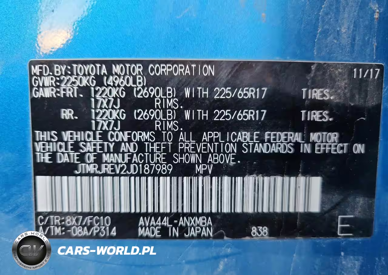 2018 Toyota Rav4 Hv Le VIN:JTMRJREV2JD187989 - 13