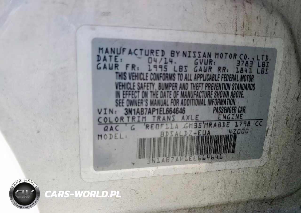 2014 Nissan Sentra S VIN:3N1AB7AP1EL664646 - 12