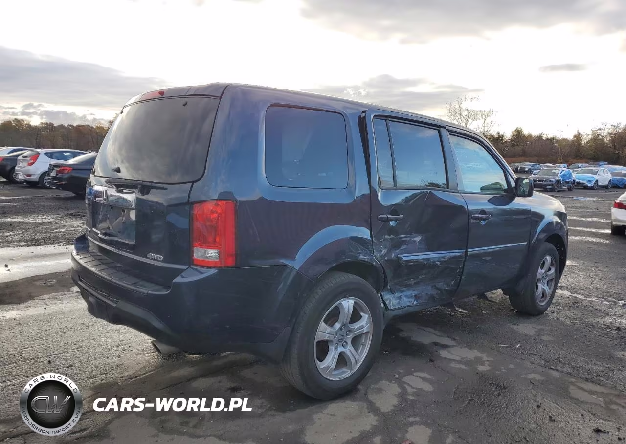 2012 Honda Pilot Exln VIN:5FNYF4H76CB063572 - 3