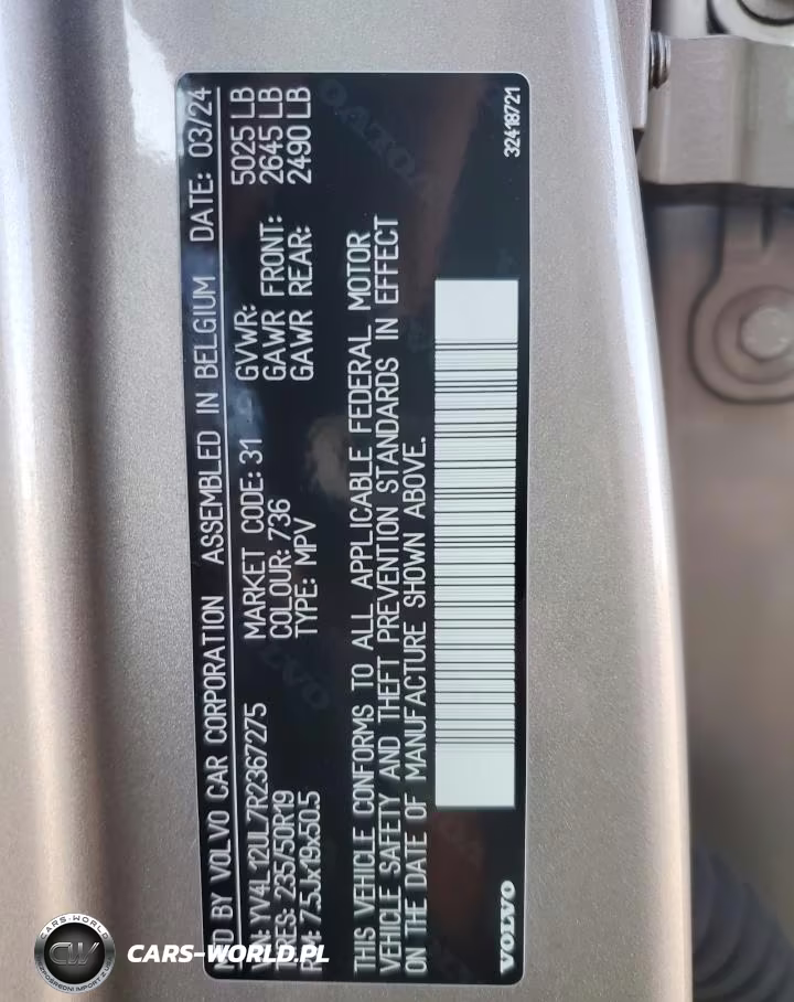 2024 Volvo Xc40 Plus VIN:YV4L12UL7R2367275 - 12