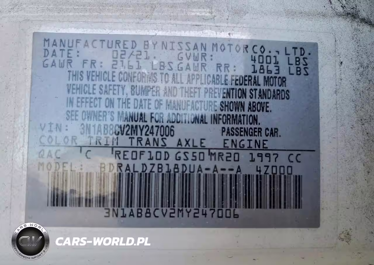 2021 Nissan Sentra Sv VIN:3N1AB8CV2MY247006 - 12