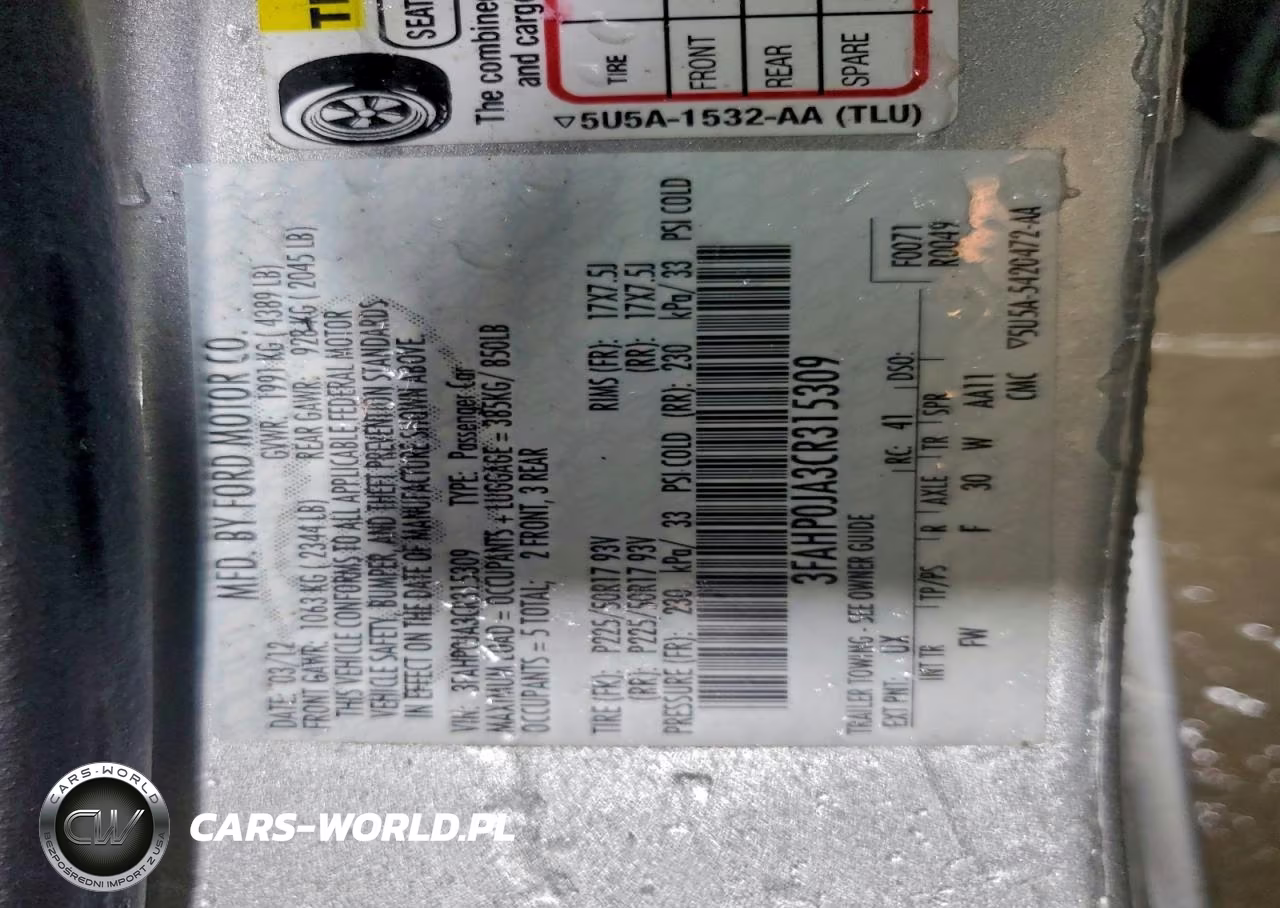2012 Ford Fusion Sel VIN:3FAHP0JA3CR315309 - 12