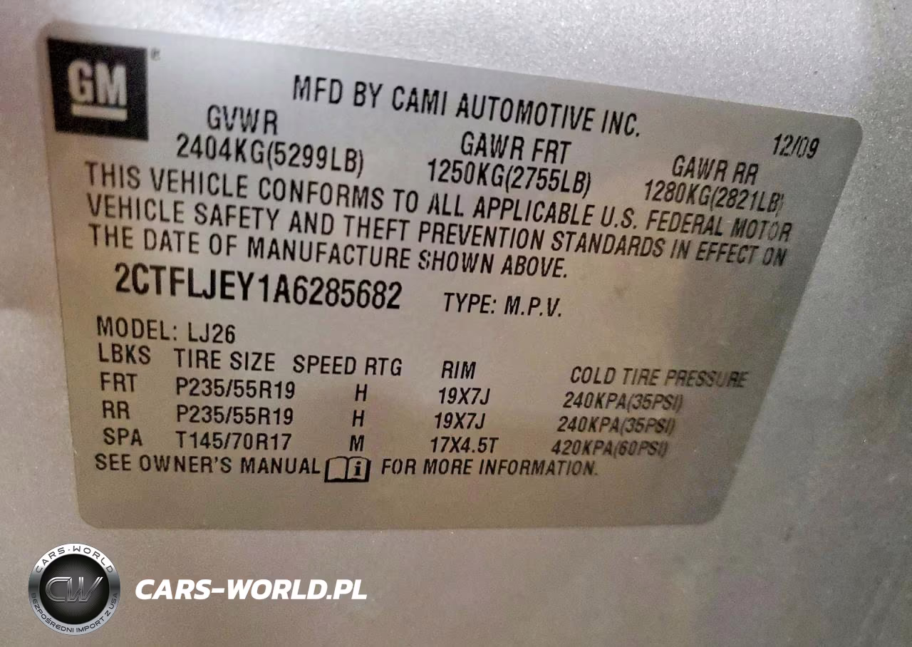 2010 GMC Terrain Slt VIN:2CTFLJEY1A6285682 - 13