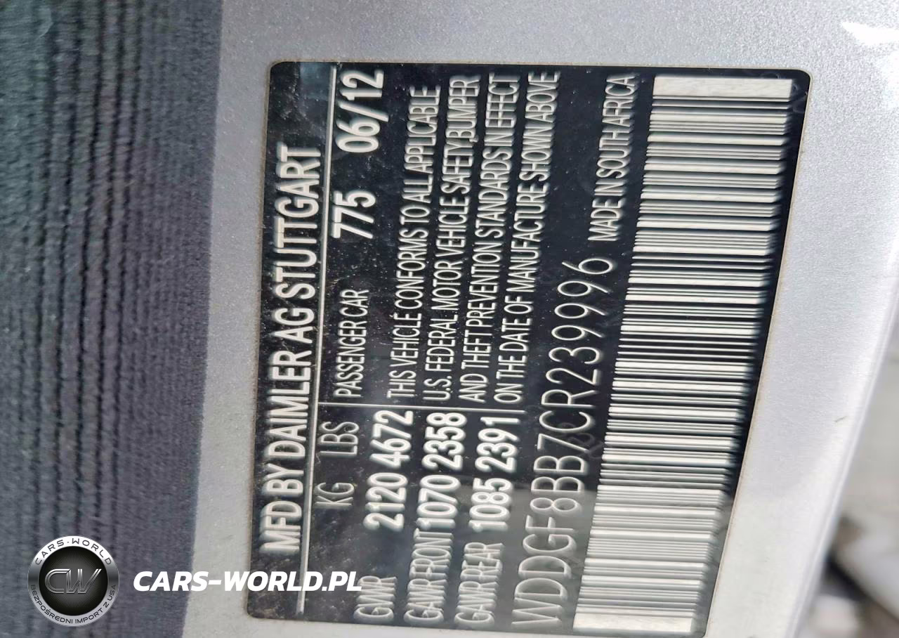 2012 Mercedes-Benz C 300 4Matic VIN:WDDGF8BB7CR239996 - 12
