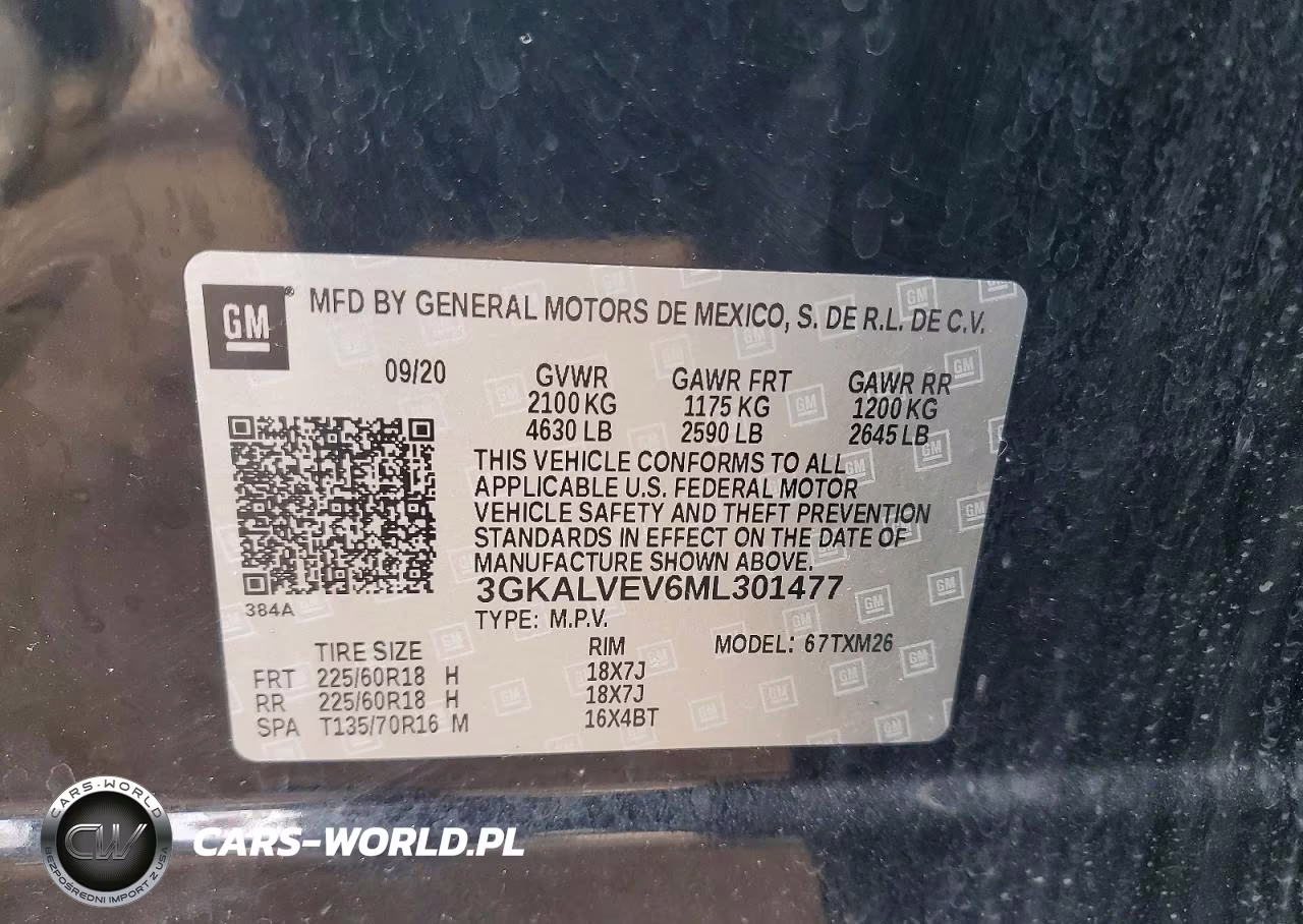 2021 GMC Terrain Slt VIN:3GKALVEV6ML301477 - 13