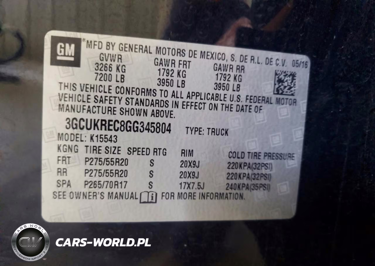 2016 Chevrolet Silverado K1500 Lt VIN:3GCUKREC8GG345804 - 12