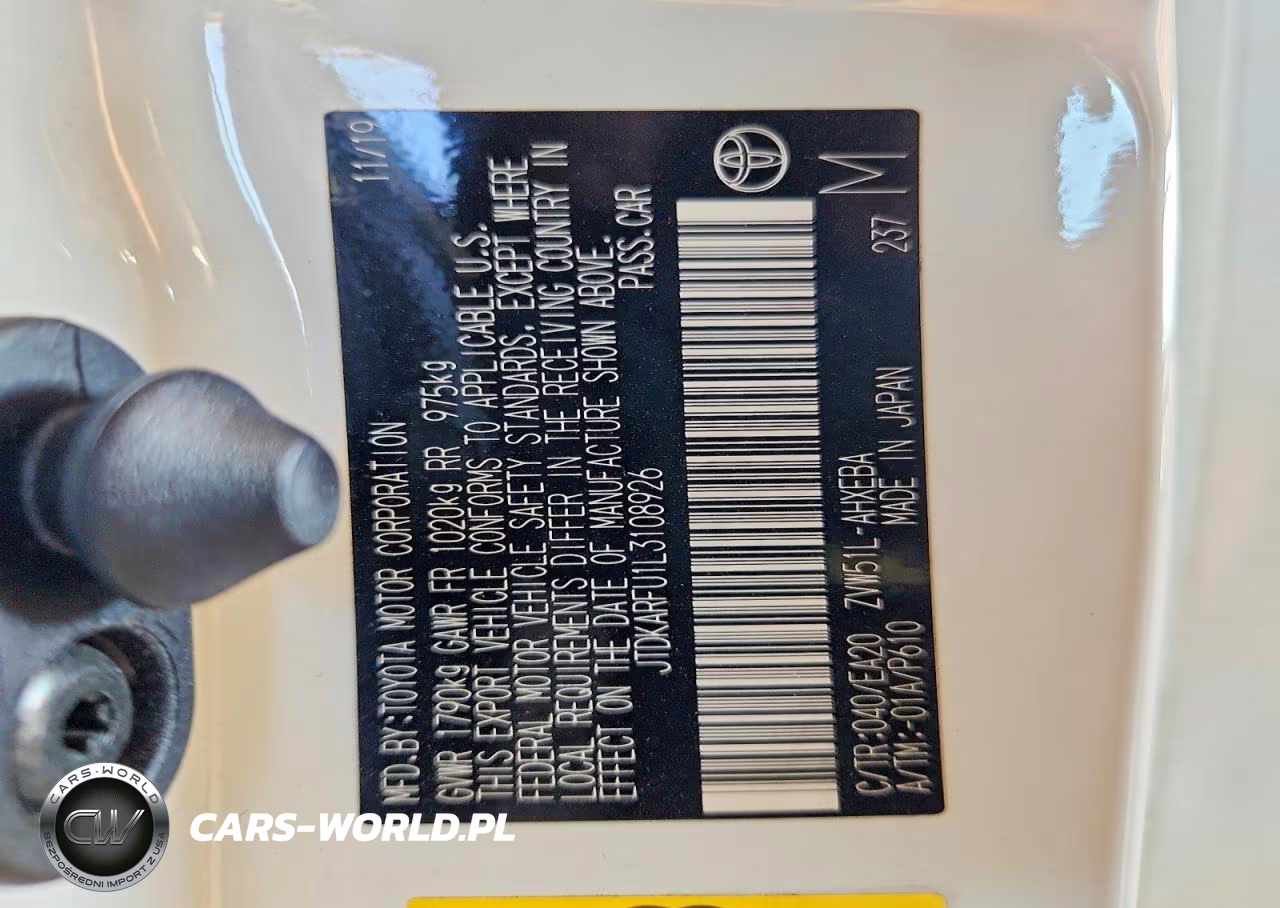 2020 Toyota Prius L-Le-Xle-Limited VIN:JTDKARFU1L3108926 - 13