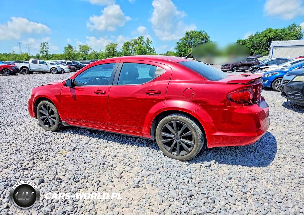 2013 Dodge Avenger Sxt VIN:1C3CDZCB1DN620257 - 2