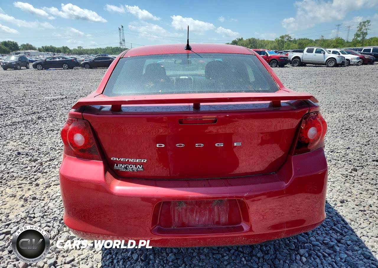2013 Dodge Avenger Sxt VIN:1C3CDZCB1DN620257 - 6