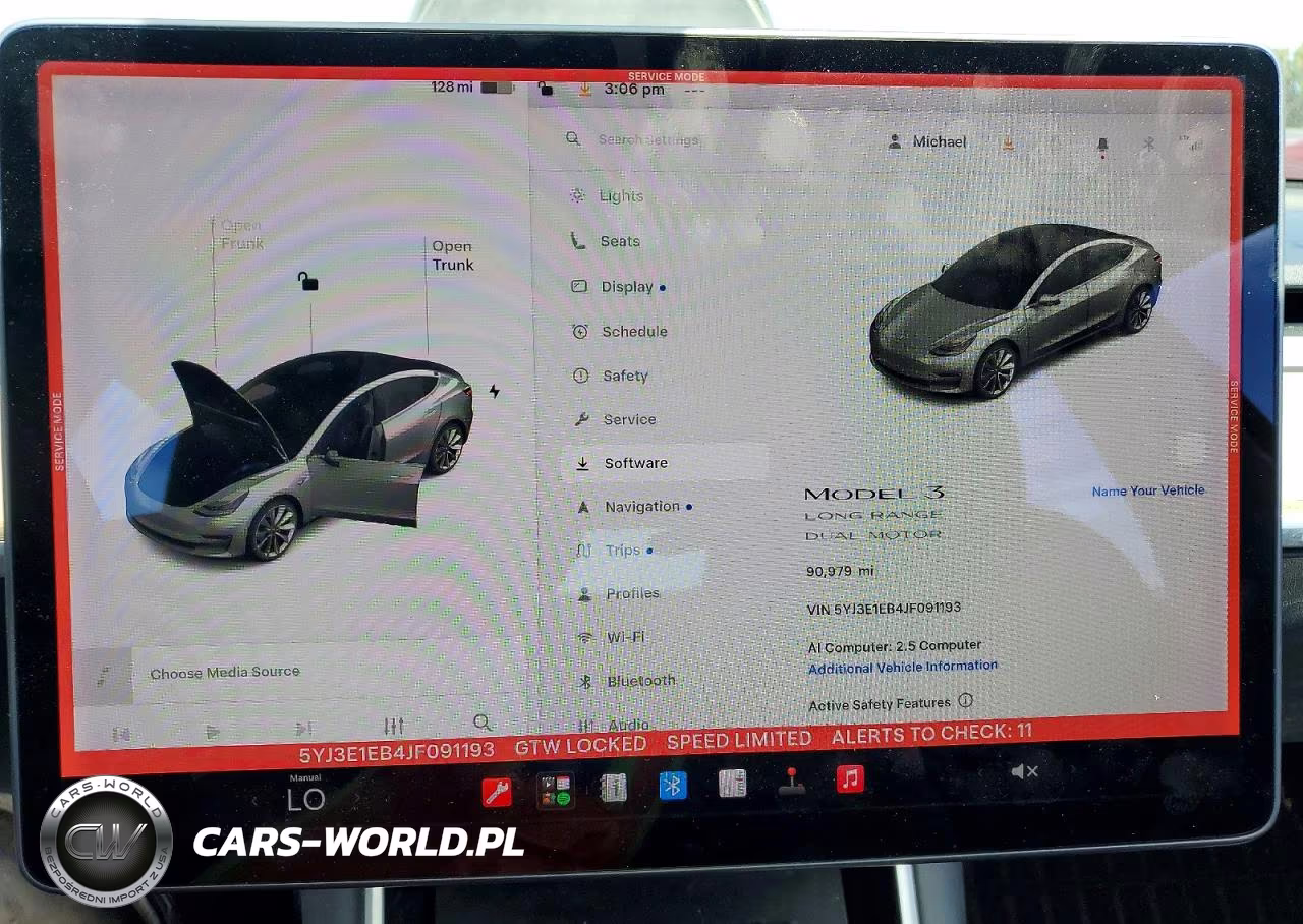 2018 Tesla Model 3 VIN:5YJ3E1EB4JF091193 - 9