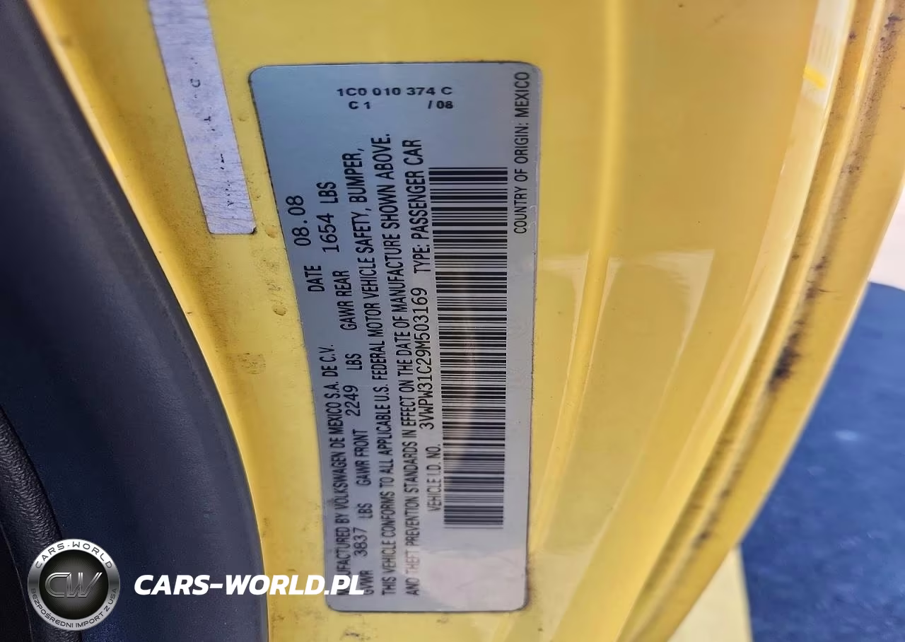 2009 Volkswagen New Beetle S VIN:3VWPW31C29M503169 - 12