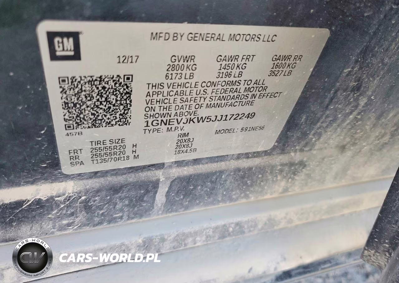 2018 Chevrolet Traverse Premier VIN:1GNEVJKW5JJ172249 - 13