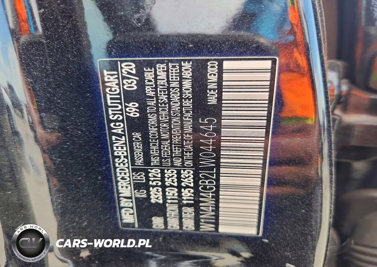 2020 Mercedes-Benz Glb 250 VIN:W1N4M4GB2LW044645 - 13