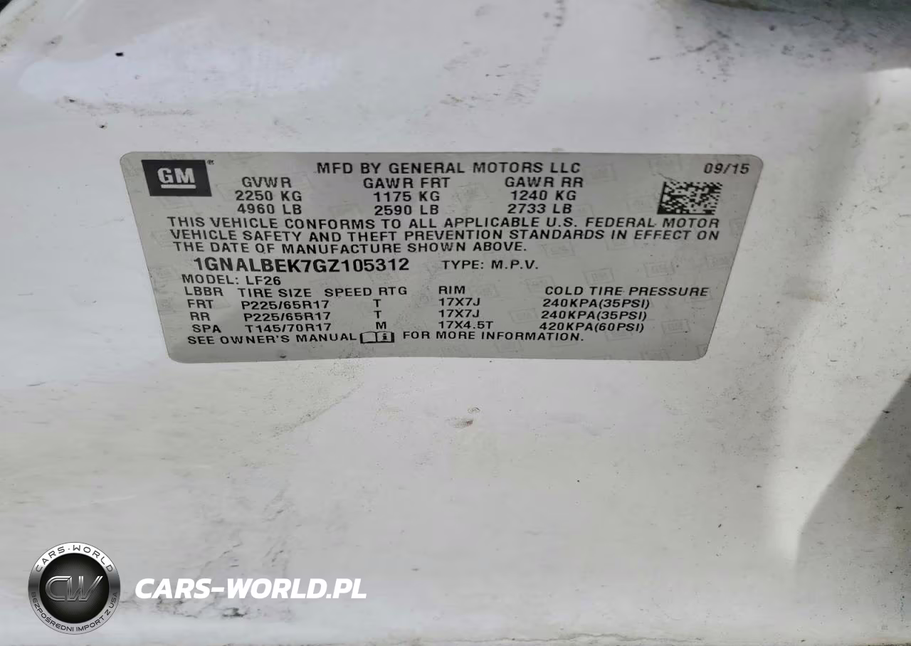 2016 Chevrolet Equinox Ls VIN:1GNALBEK7GZ105312 - 13