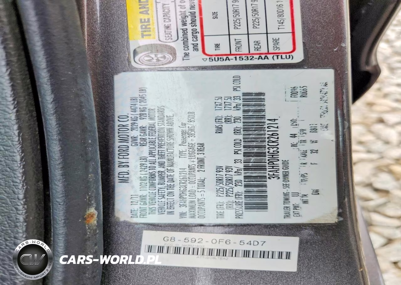 2012 Ford Fusion Se VIN:3FAHP0HG3CR261214 - 12
