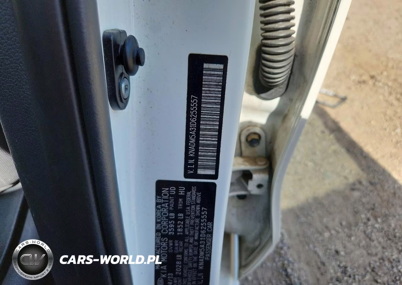 2013 Kia Rio Lx VIN:KNADM5A31D6255557 - 12
