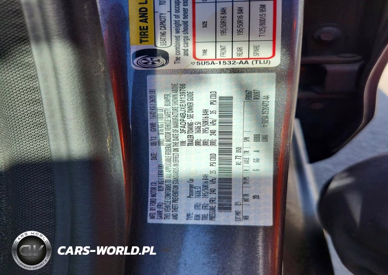 2014 Ford Fiesta Se VIN:3FADP4BJXEM139766 - 12