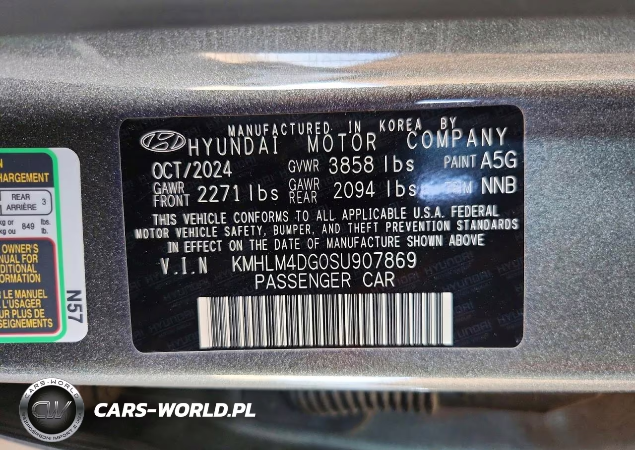 2025 Hyundai Elantra Sel Sport VIN:KMHLM4DG0SU907869 - 12