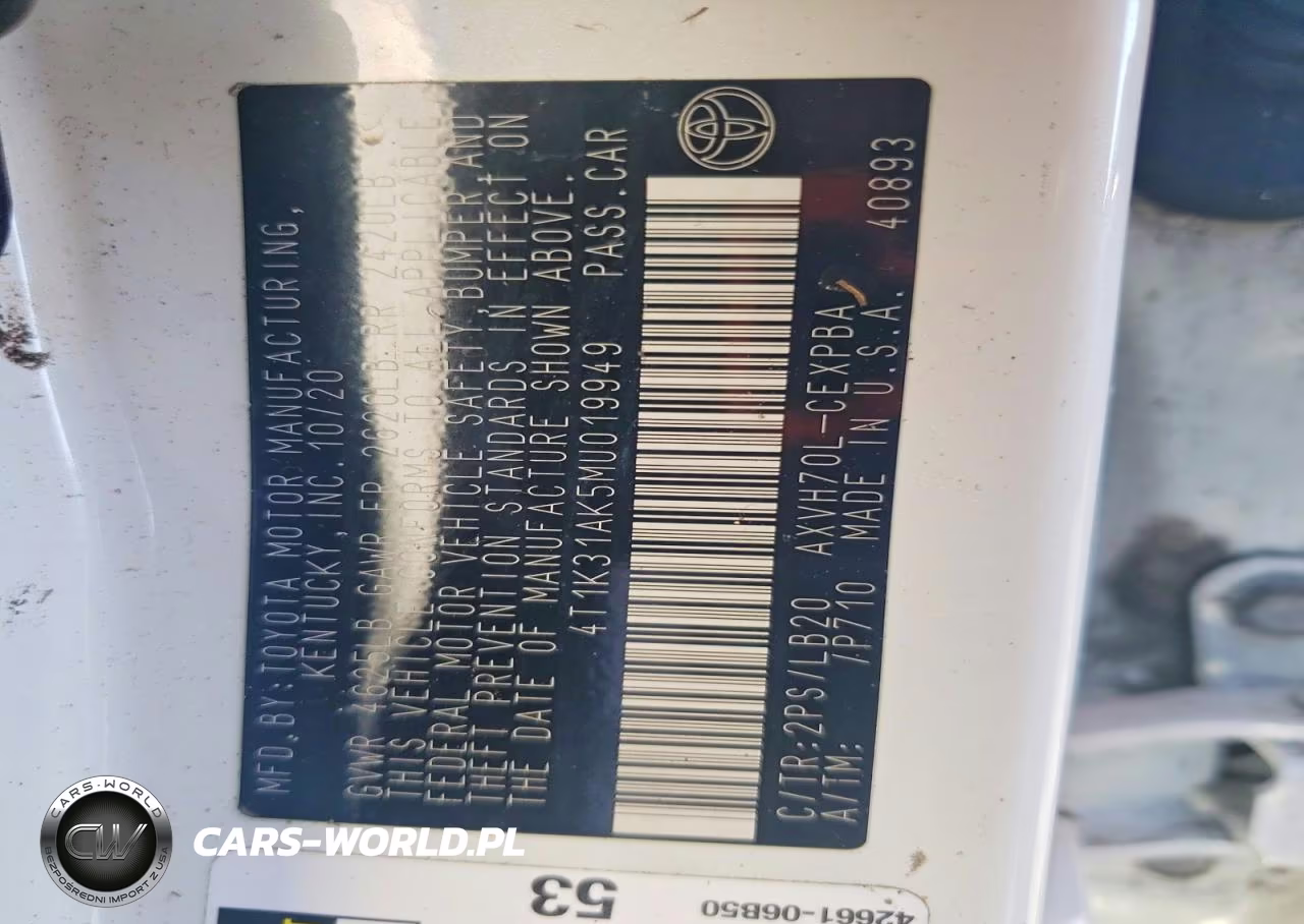 2021 Toyota Camry Xse VIN:4T1K31AK5MU019949 - 12