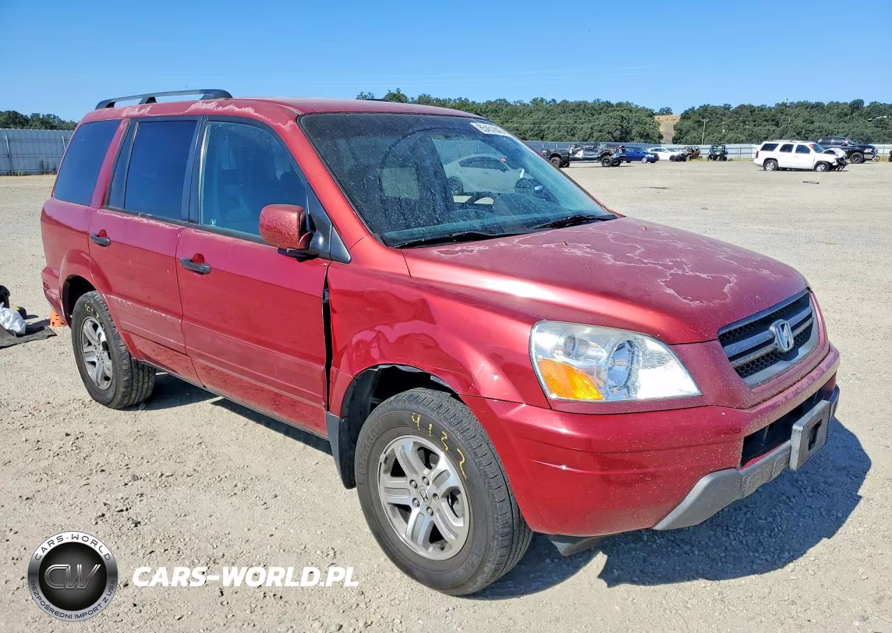 2003 Honda Pilot Exl VIN:2HKYF18543H575426 - 4
