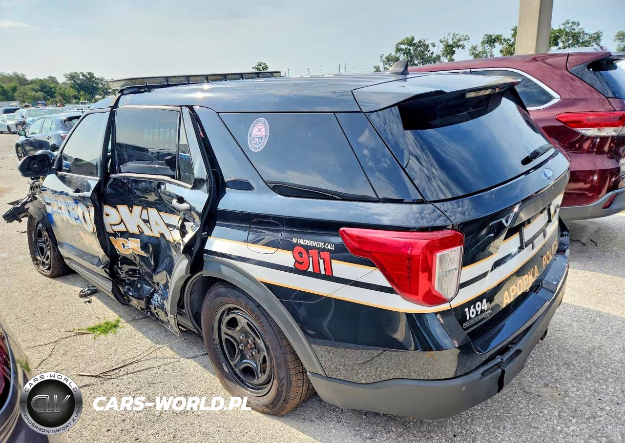 2021 Ford Explorer Police Interceptor VIN:1FM5K8AB2MGB83165 - 2