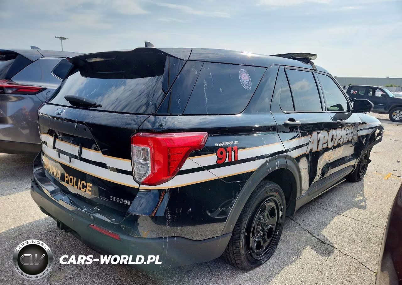 2021 Ford Explorer Police Interceptor VIN:1FM5K8AB2MGB83165 - 3