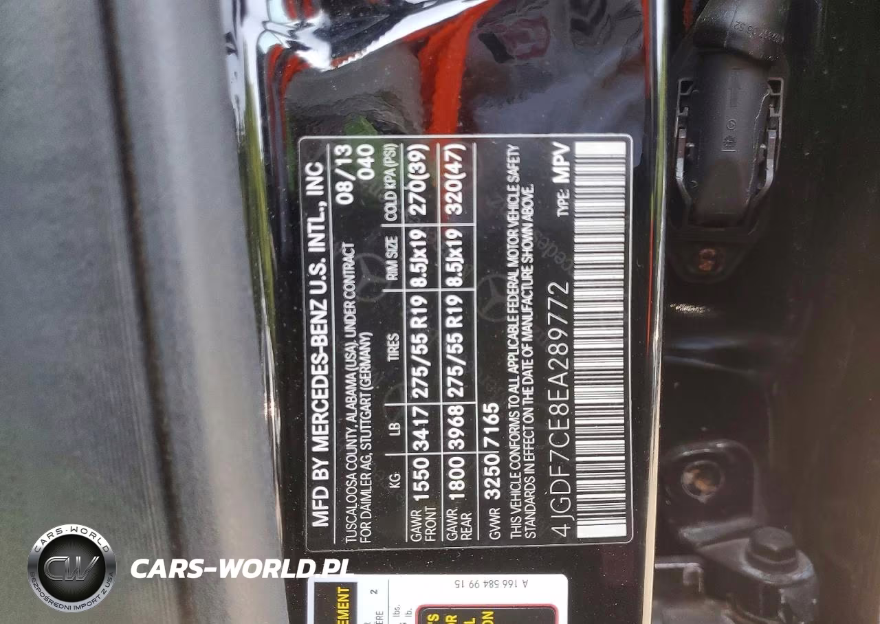 2014 Mercedes-Benz Gl 450 4Matic VIN:4JGDF7CE8EA289772 - 13