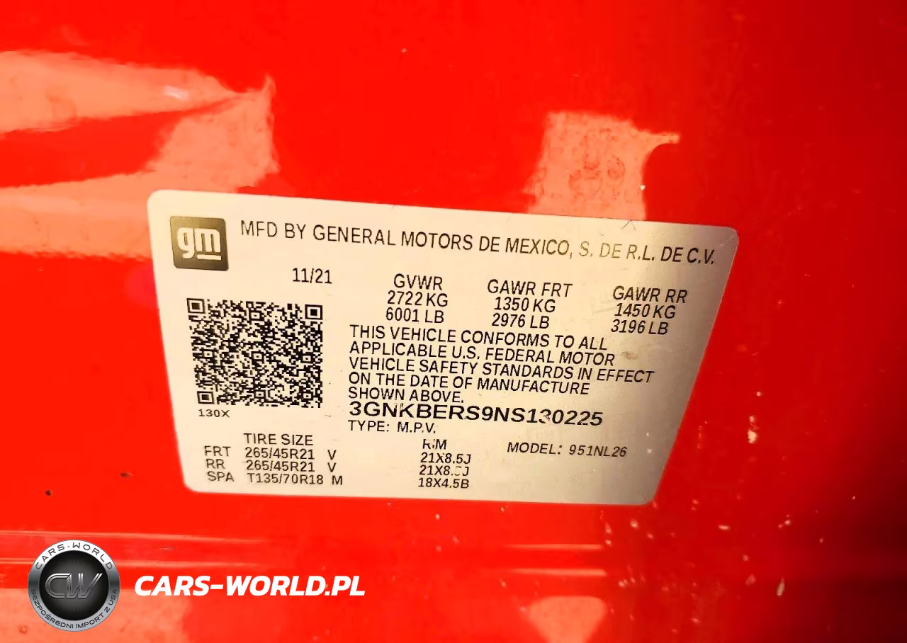 2022 Chevrolet Blazer Rs VIN:3GNKBERS9NS130225 - 13
