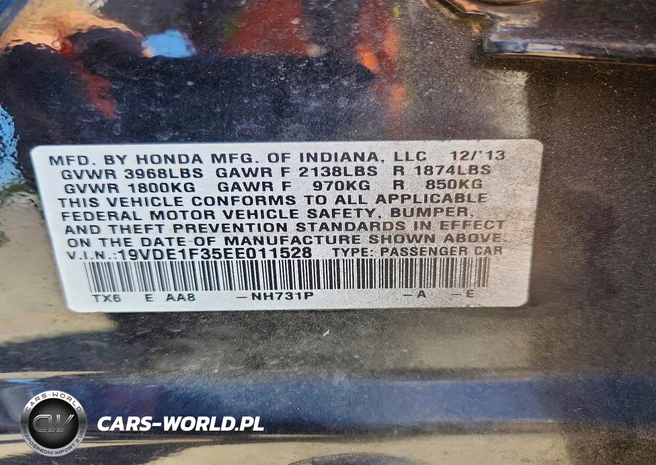 2014 Acura Ilx 20 VIN:19VDE1F35EE011528 - 12