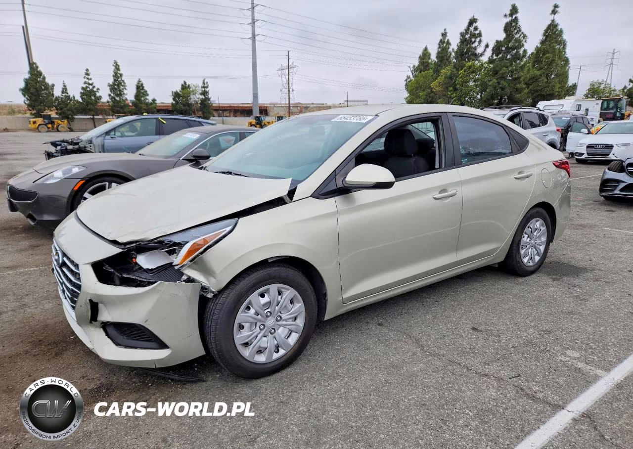 2019 Hyundai Accent Se VIN:3KPC24A3XKE053788 - 1